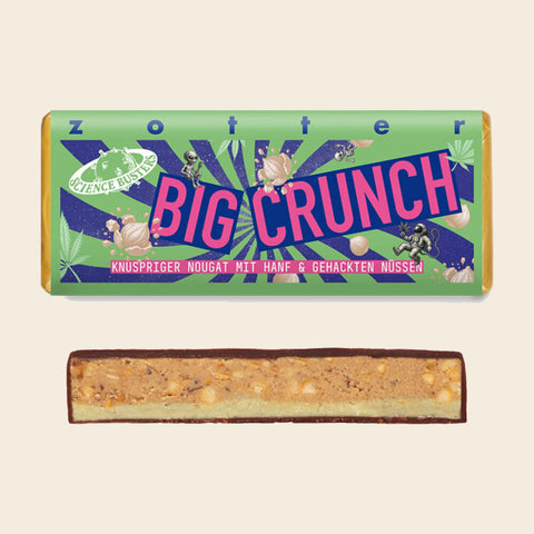 Science Busters - Big Crunch – handgeschöpfte Schokolade von Zotter
