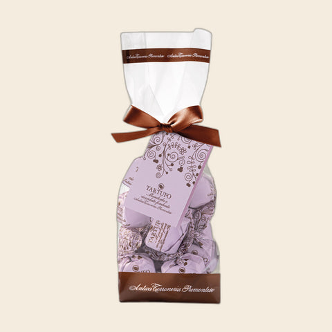 Tartufi Dark Chocolate Almond Bag von Antica Torroneria Piemontese, freigestellt