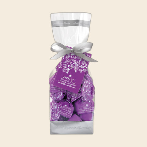Tartufi Milk & Caramel Bag von Antica Torroneria Piemontese, freigestellt
