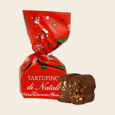 Tartufini Di Natale Pralinati von Antica Torroneria Piemontese, freigestellt