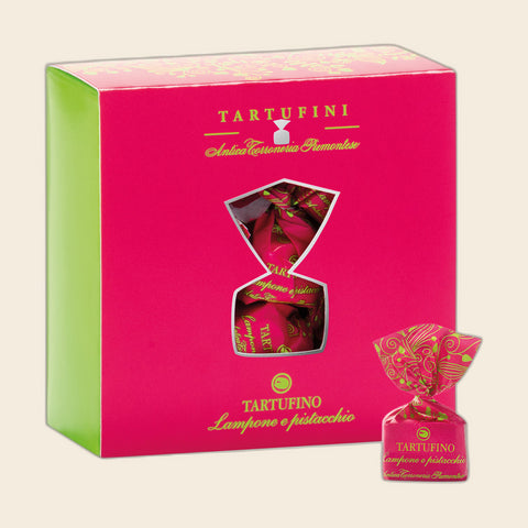 Tartufini Raspb & Pistacchio Spring Box von Antica Torroneria Piemontese – weitere Ansicht, freigestellt