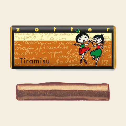 Tiramisu – handgeschöpfte Schokolade von Zotter