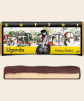 Uganda Kakao-Safari – handgeschöpfte Schokolade von Zotter, freigestellt