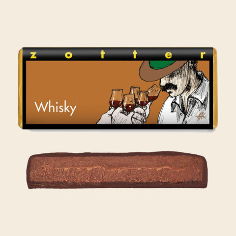 Whisky – handgeschöpfte Schokolade von Zotter
